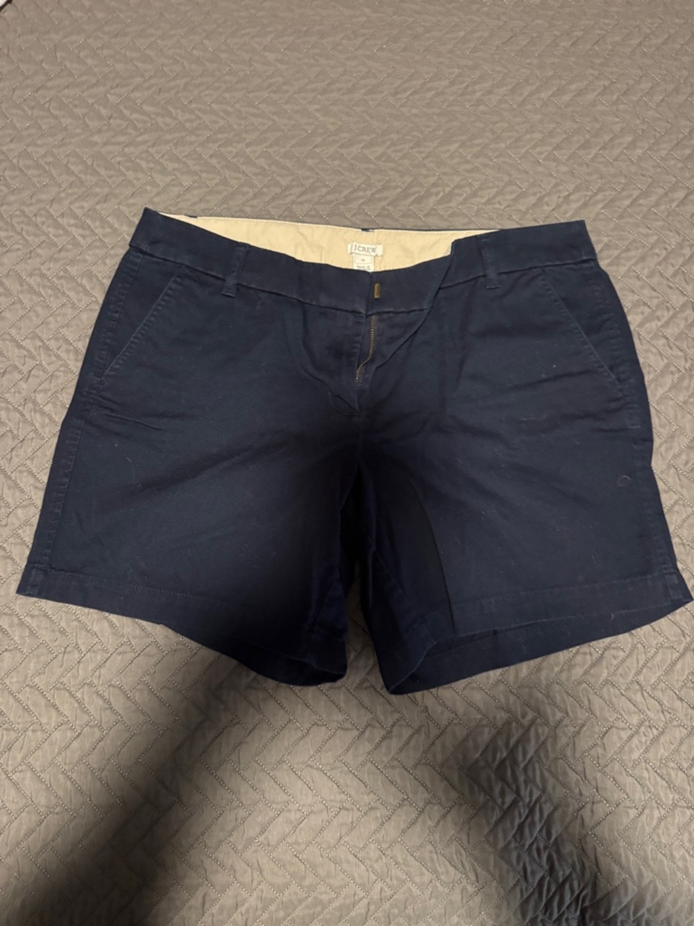 J. Crew Navy Chino Bermuda Shorts